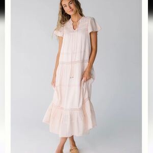 open lace back dress Citrus Lyon Modest Tiered Dress  Called to Surf